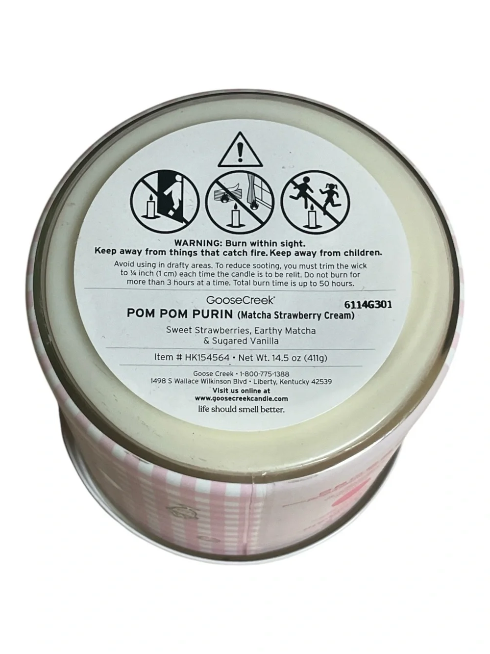 Pom Pom Purin Hello Kitty Sanrio 14.5 Oz.  3-Wick Candle